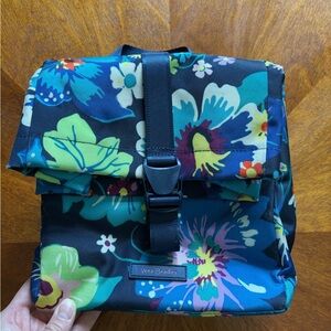 Vera Bradley Blue Floral Lunch Tote